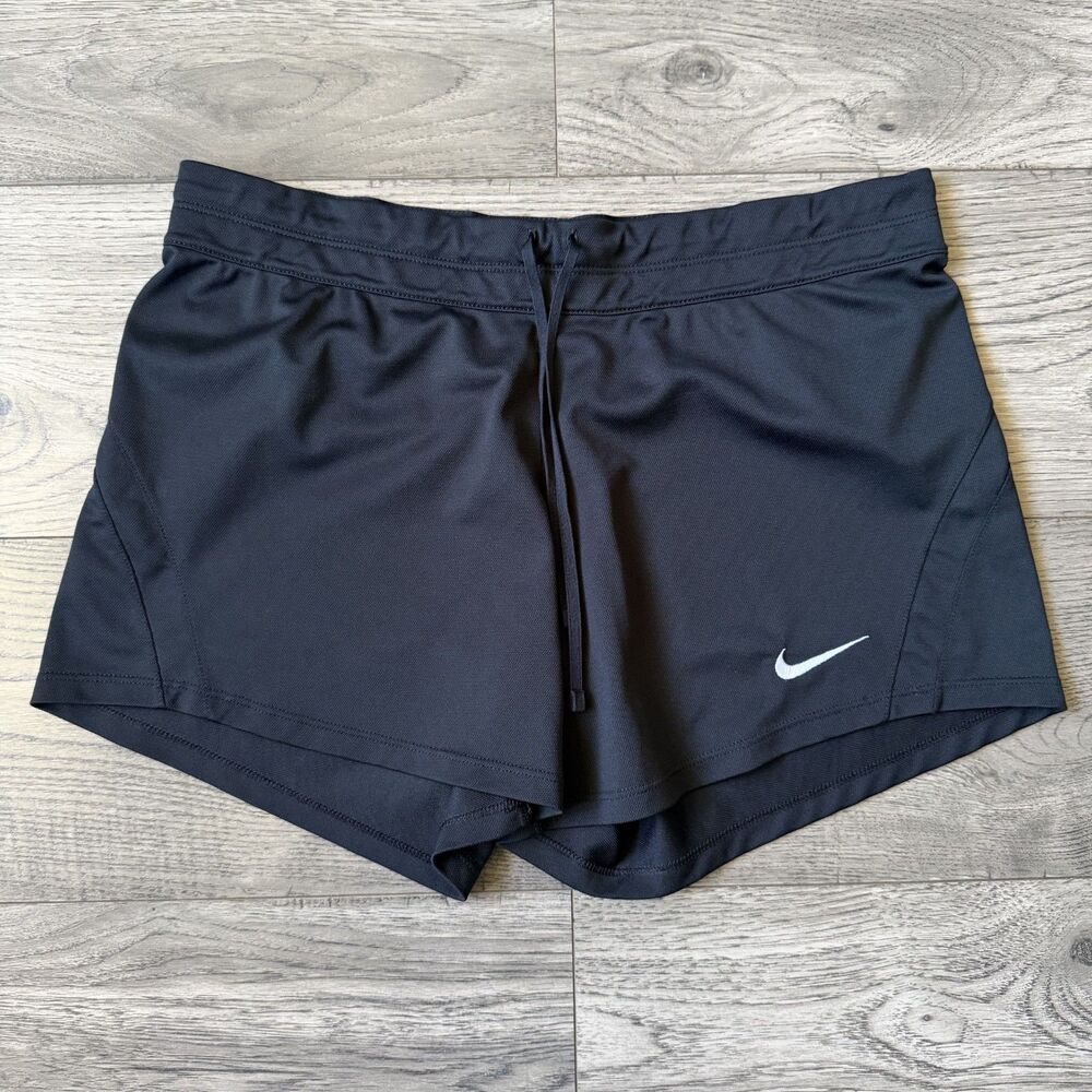 Nike Women's Dri-Fit Black Running Athletic Shorts No Liners Size - Medium